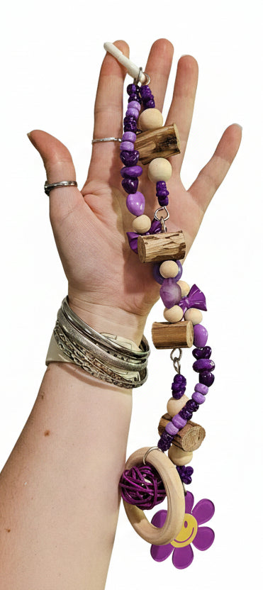 Purple Daisy Combo Double Strand Jointed Toy