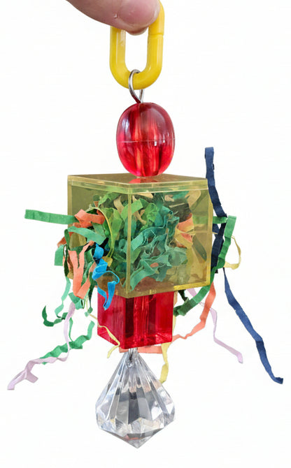 Acrylic Cube Forager Toy