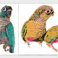 Cute Artsy Birdie Stickers