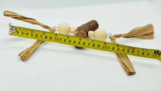 Wooden Double Ball Foot Toy