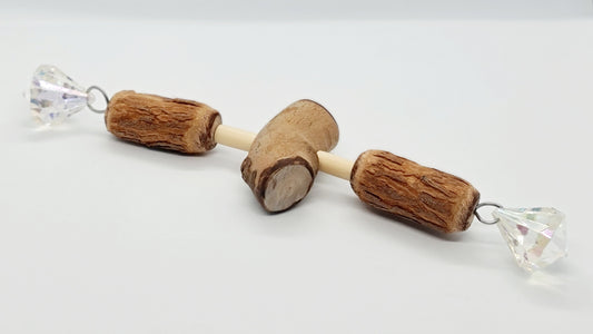 Triple Chunk Wood Foot Toy