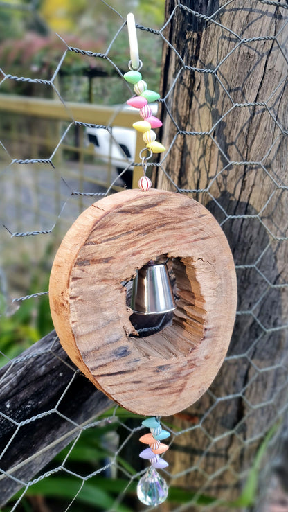 Spotted Gum Candy Ring Acrylic Shredder Bell Toy