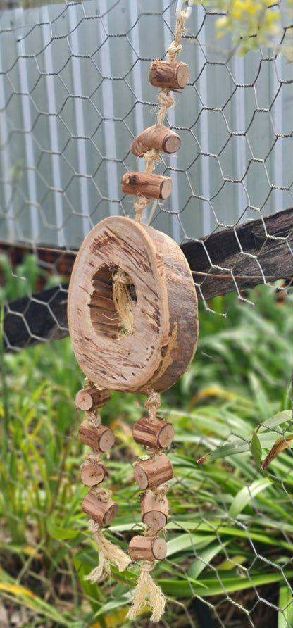 Spotted Gum Lolly Ring Sisal Rope Forest Shreddable Toy