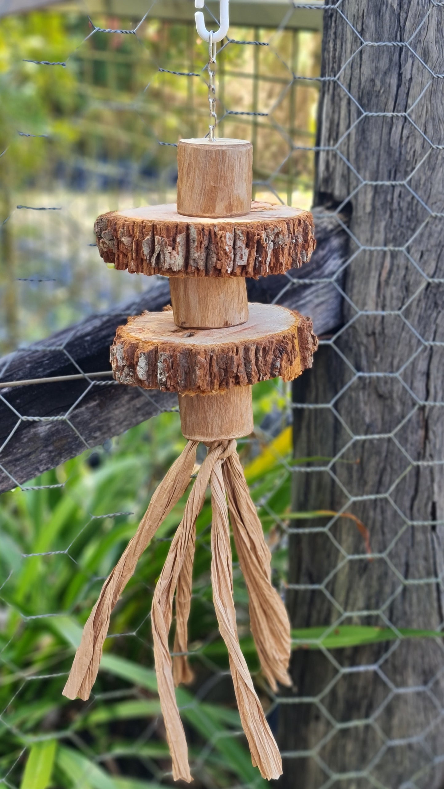 Double Disc Casuarina & Stringy Bark Chain Forest Shreddable Toy