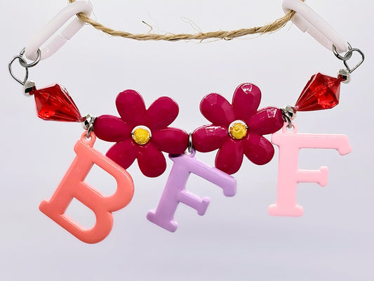 Large Letters Double Hanger "BFF" Toy