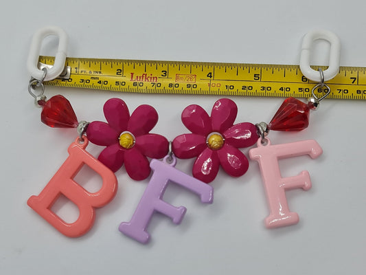 Large Letters Double Hanger "BFF" Toy