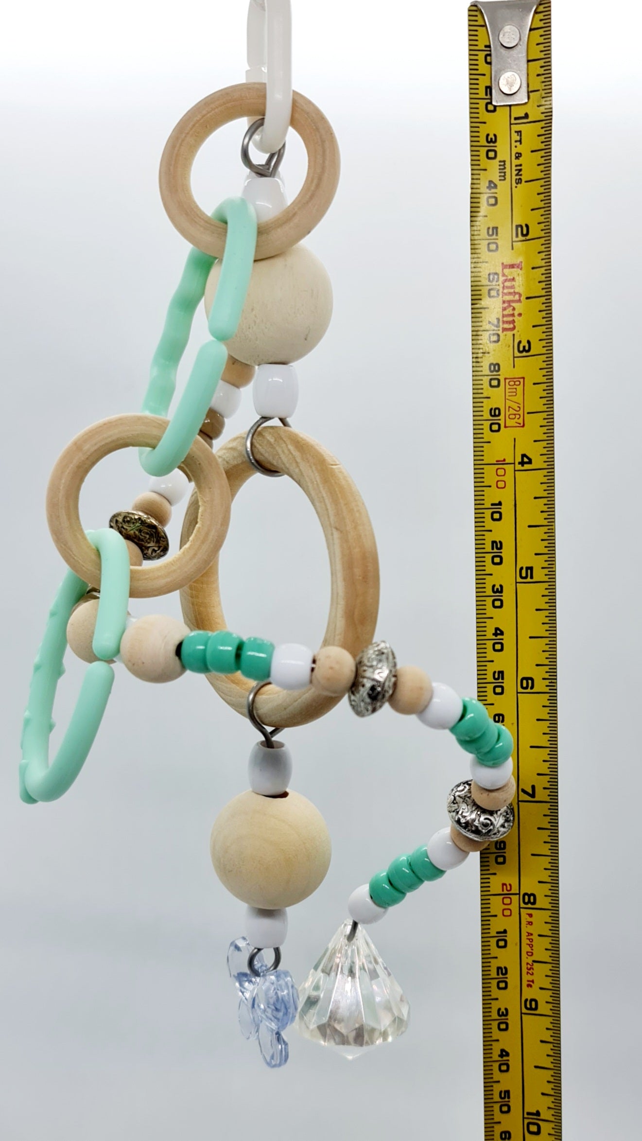 Ombre Mint & Rings Spiral Toy