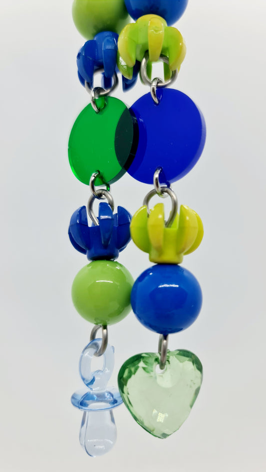 Blue & Green Double Stranded Toy