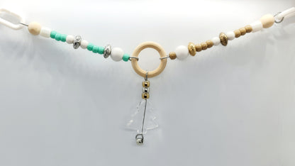 Ombre Mint & Cappuccino Double Hanger Toy