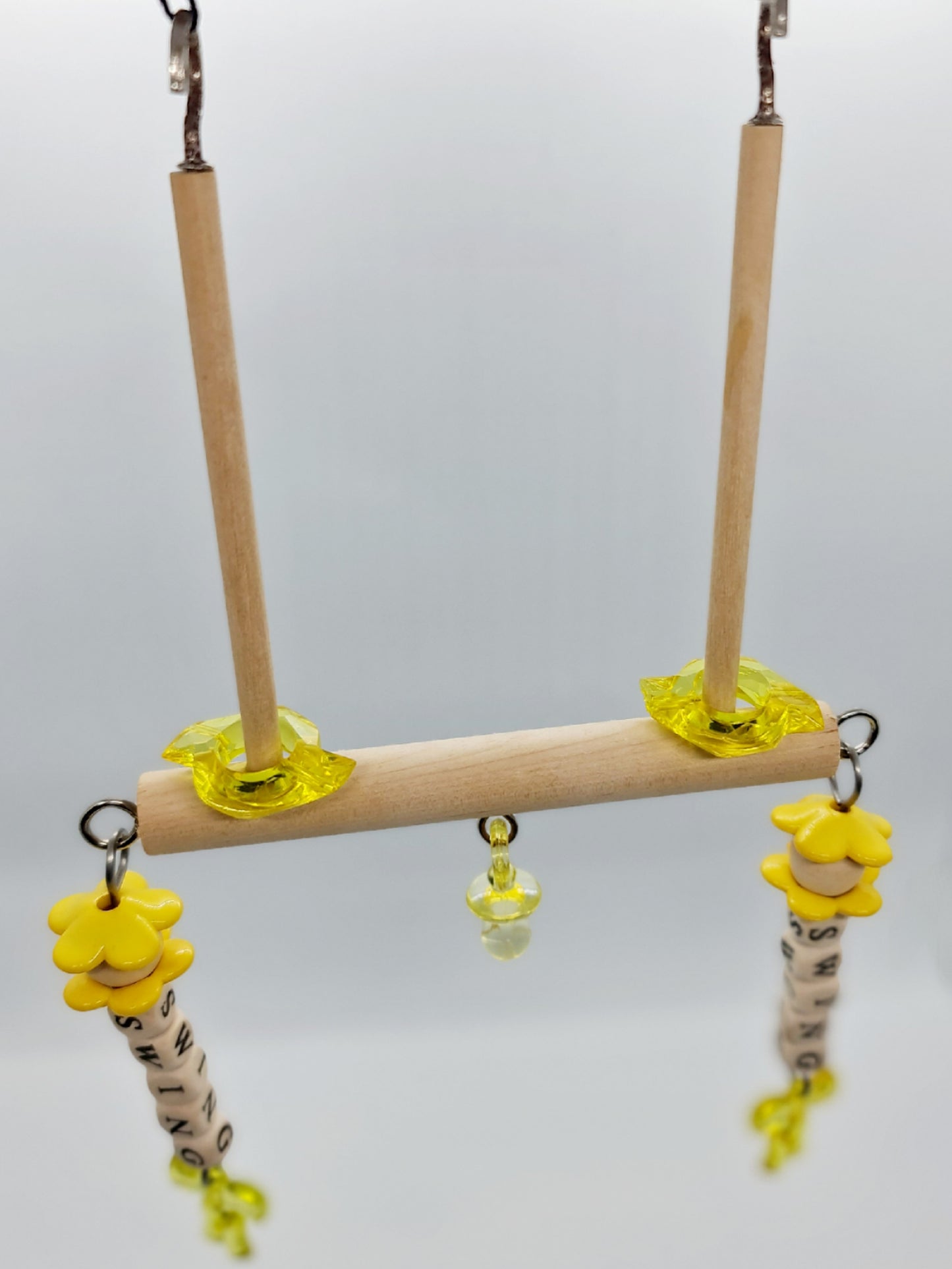 "Swing Swing" Cute Yellow Wood Swing