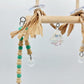 Ombre Mint & White Wood Swing