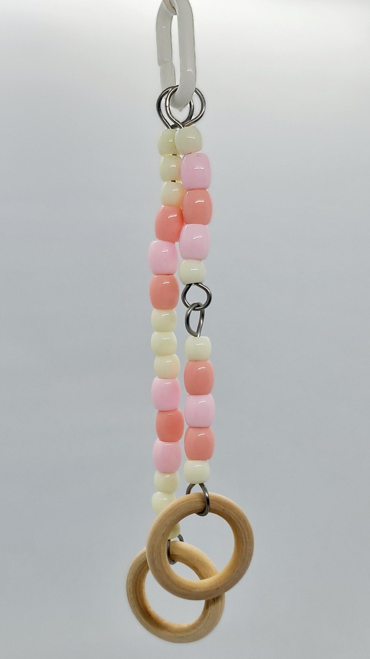 Ombre Pink & Cream Double Strand Toy