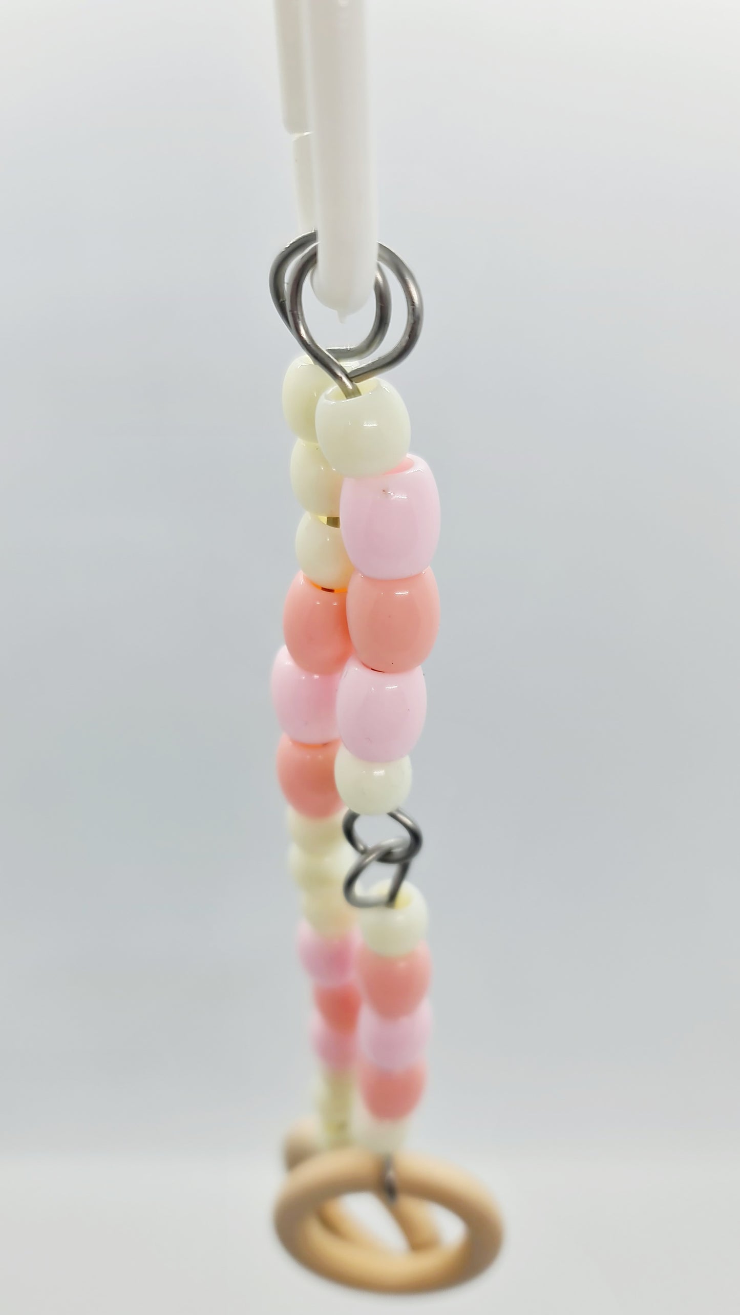 Ombre Pink & Cream Double Strand Toy