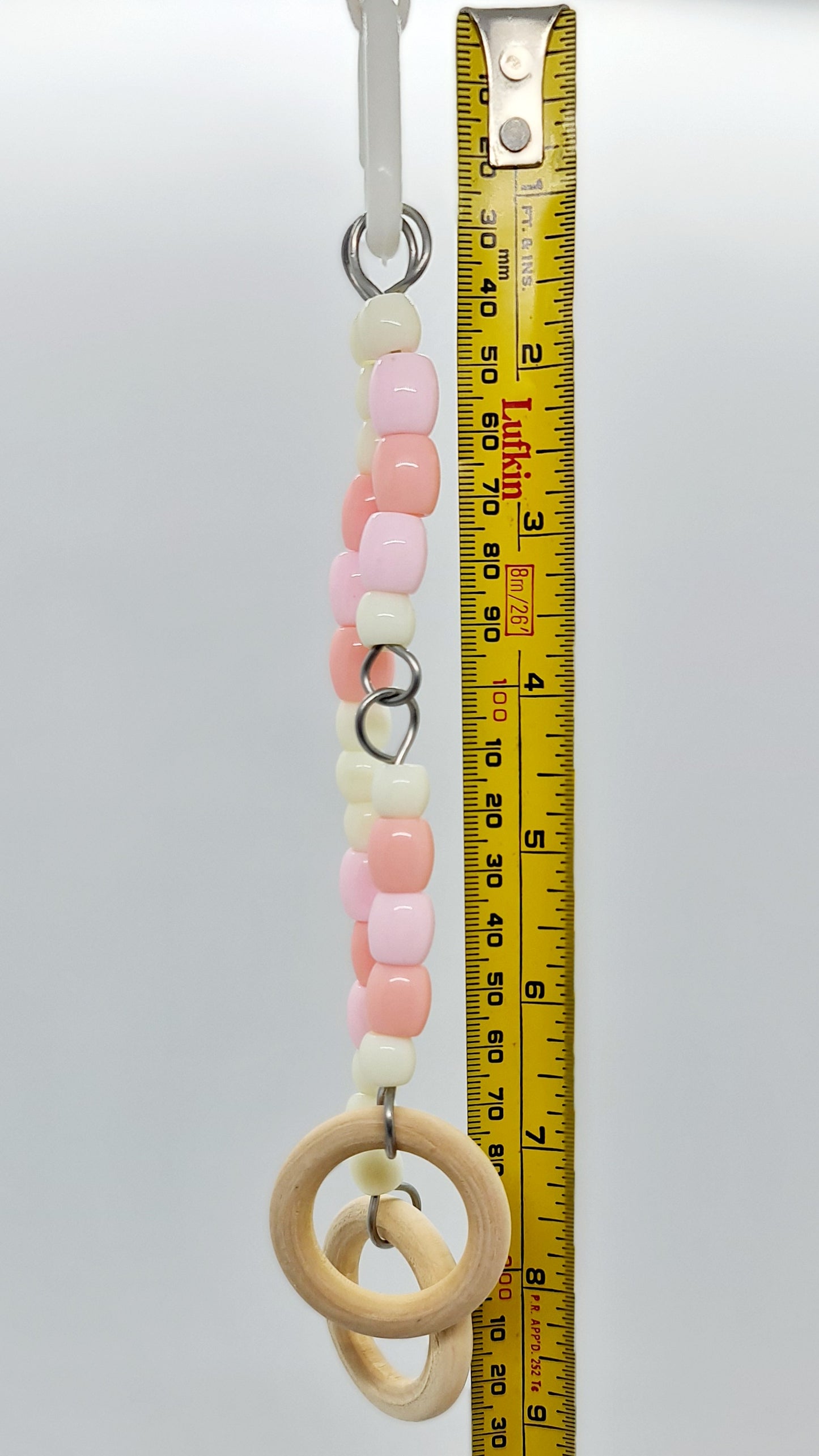 Ombre Pink & Cream Double Strand Toy