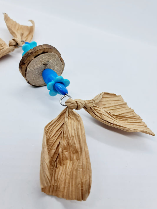 Pancake 🥞 Slice Blue Wood Foot Toy