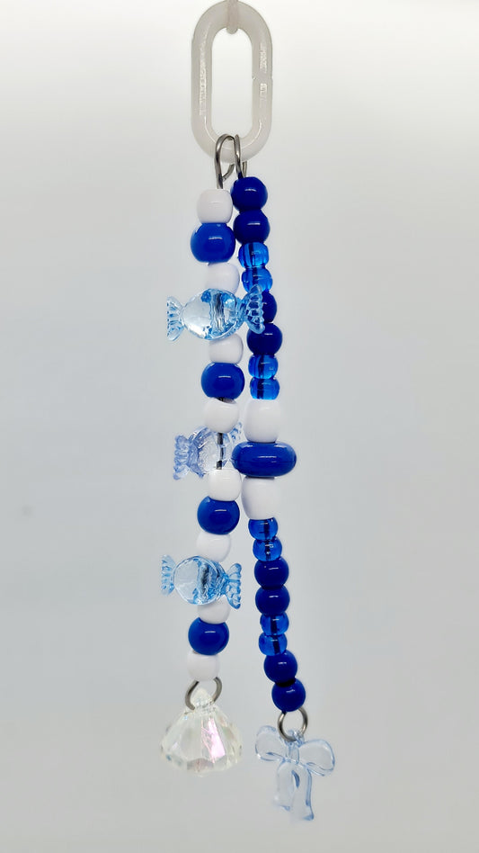 Crystally Lollies Blue/White Double Stranded Toy