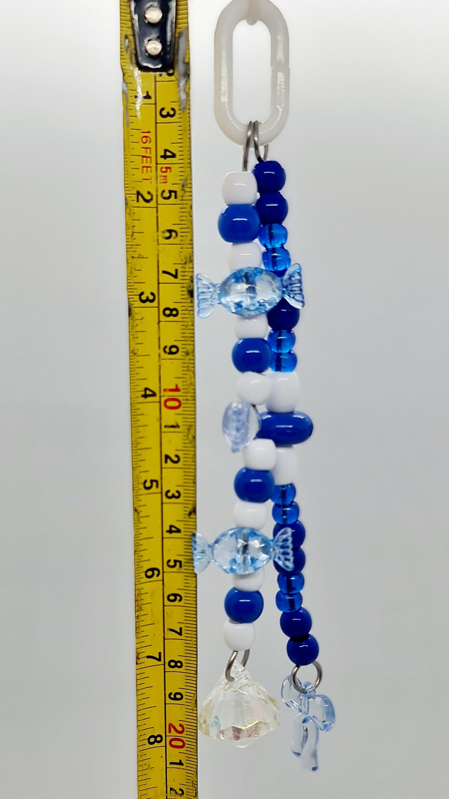 Crystally Lollies Blue/White Double Stranded Toy