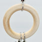 Bold Purple/Silver Timber Rings Double Strand Toy