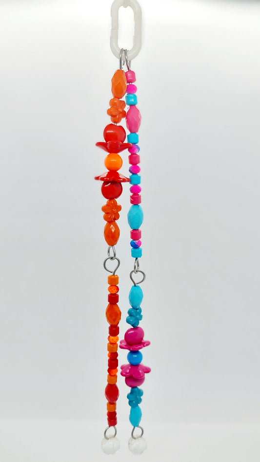 Fluoro Pink/Blue/Orange/Red Double Stranded Toy