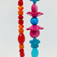 Fluoro Pink/Blue/Orange/Red Double Stranded Toy
