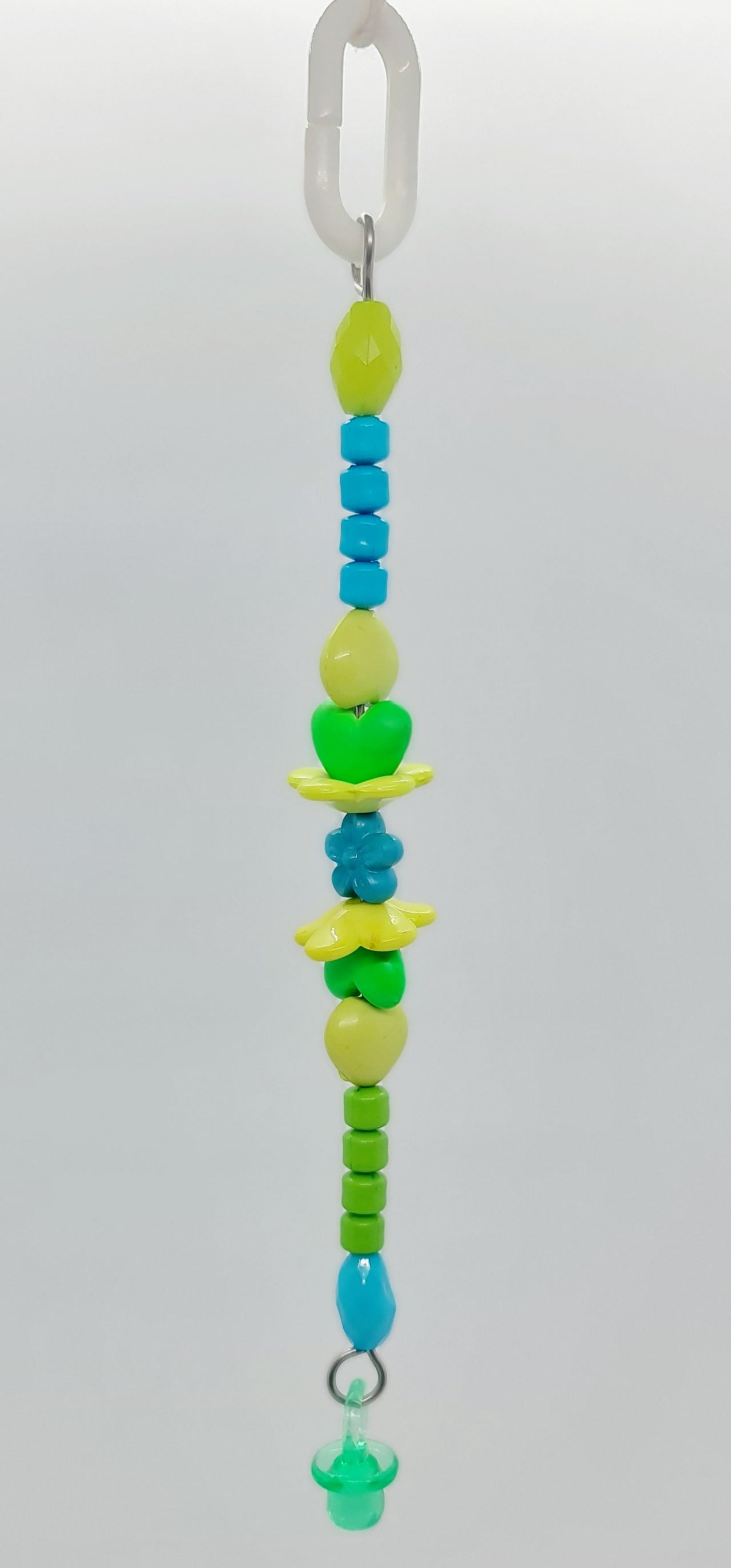 Blue/Green Fluoro Hearts & Flowers Toy