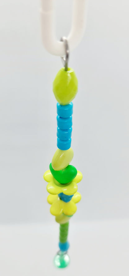 Blue/Green Fluoro Hearts & Flowers Toy
