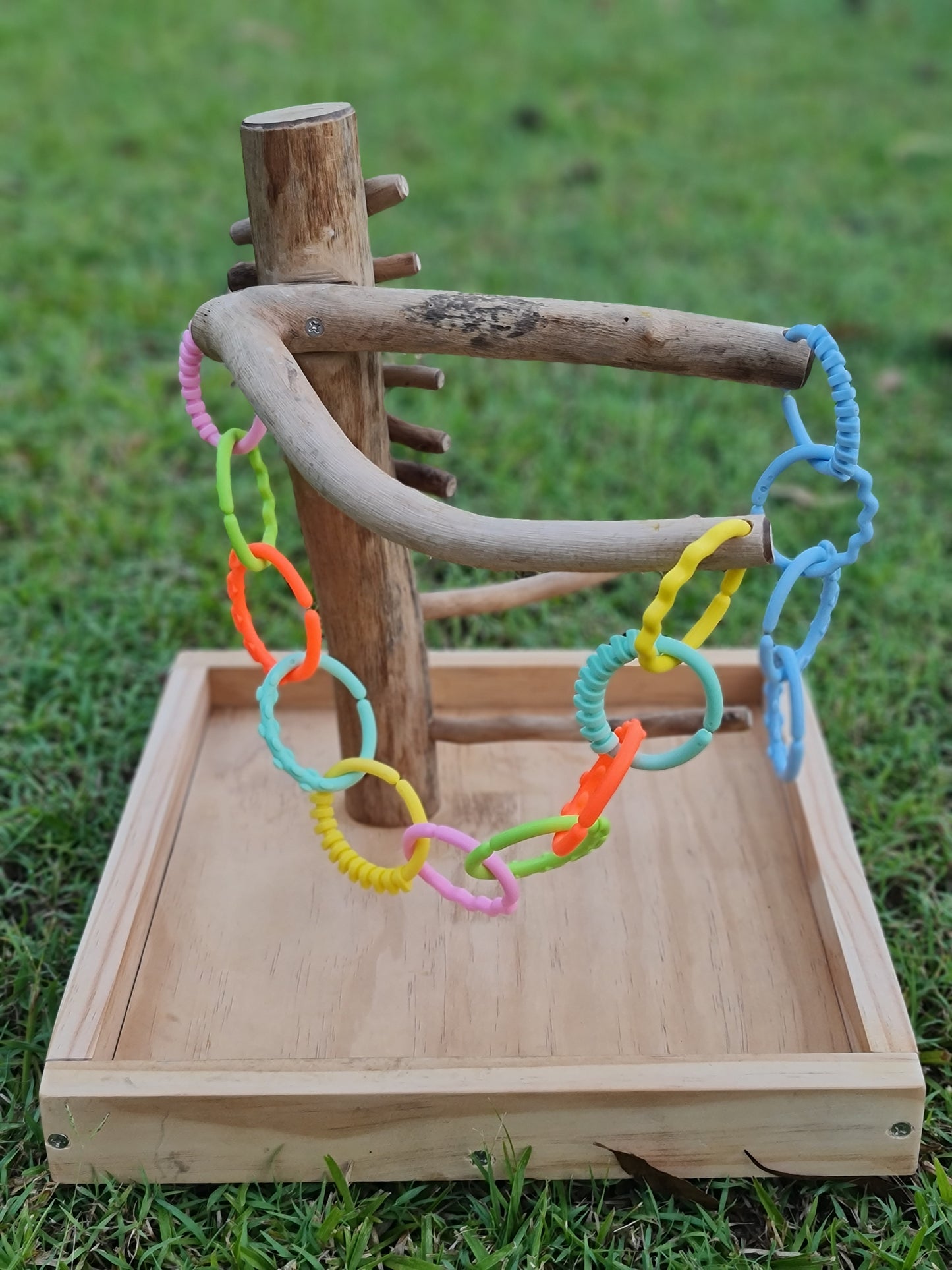 Lots-a-Links Climbing Ladder Play Stand