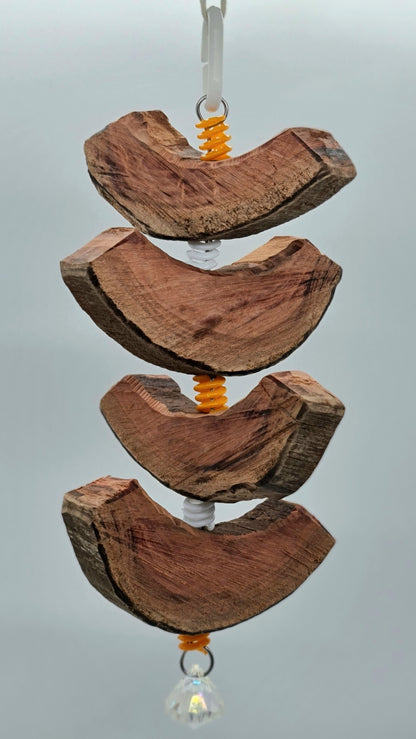 Melon Sliced Timber Orange/White Toy