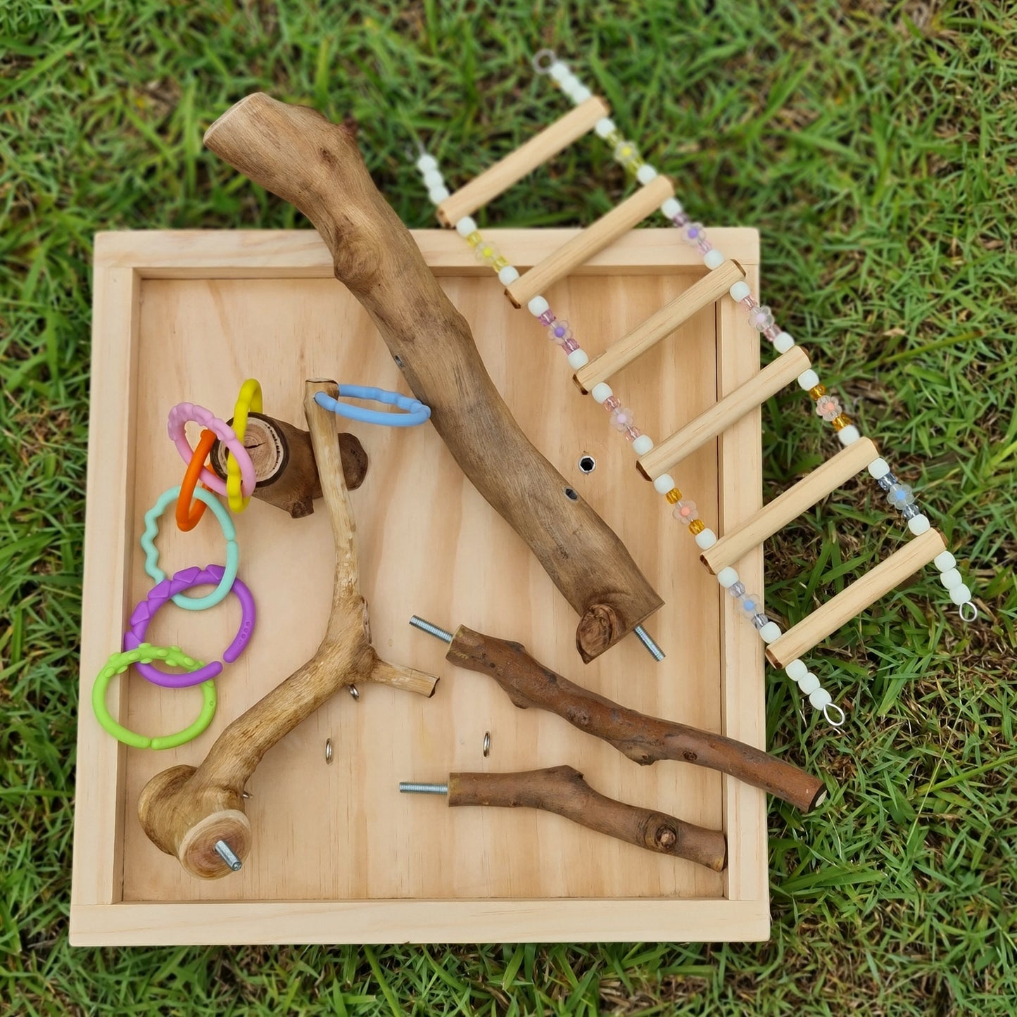 Climbing Ladder & Links Buildable Play Stand