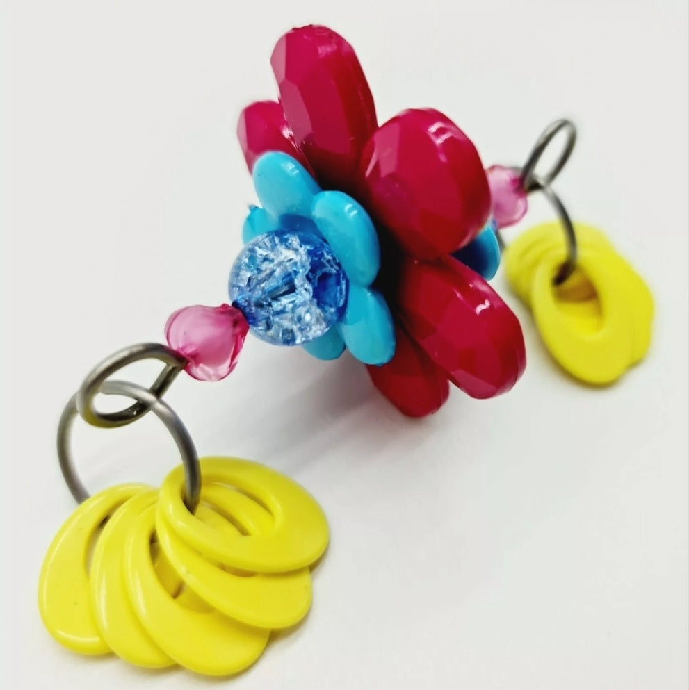 Bright Flowers Foot Toy