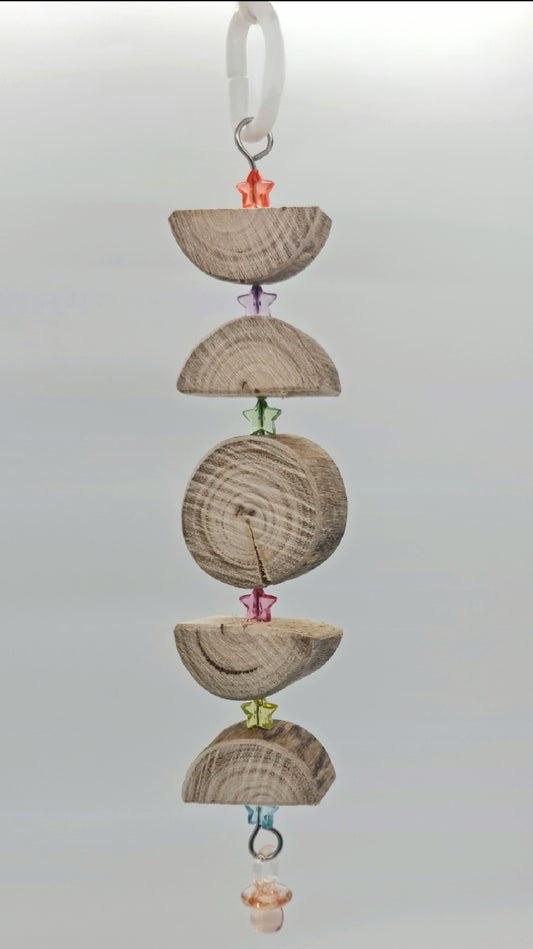 Rainbow Stars Natural Timber Toy