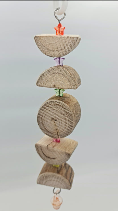Rainbow Stars Natural Timber Toy