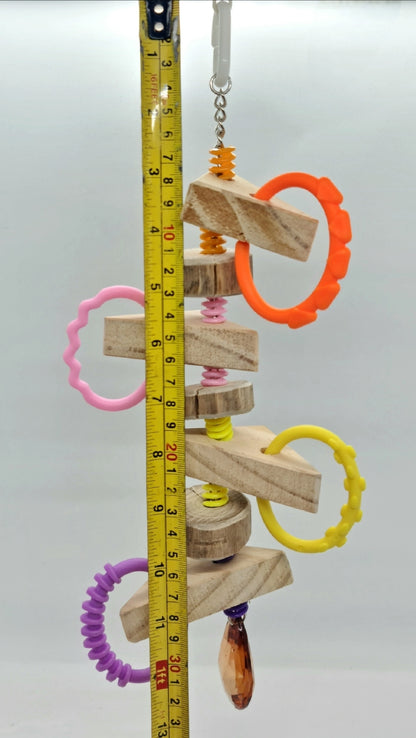 Timber Shapes & Links Chain Toy