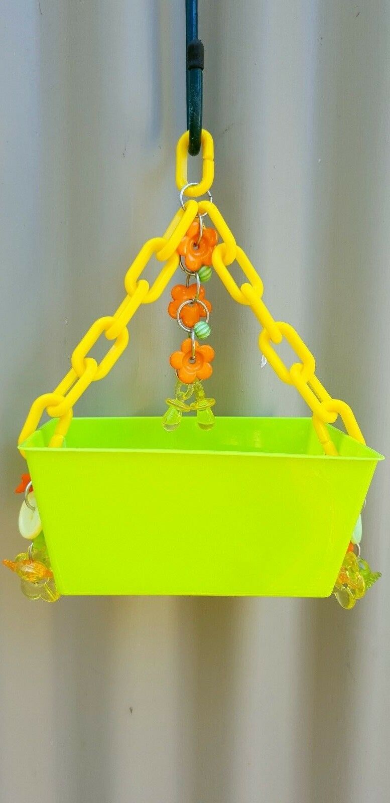 Square Rainbow Bowl - Green/Yellow